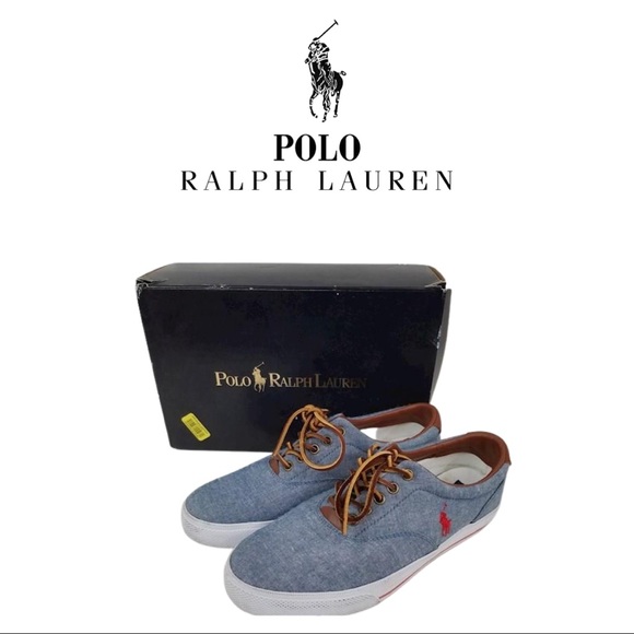 Polo Ralph Lauren Other - Polo by Ralph Lauren Chambray Canvas Shoes 9.5